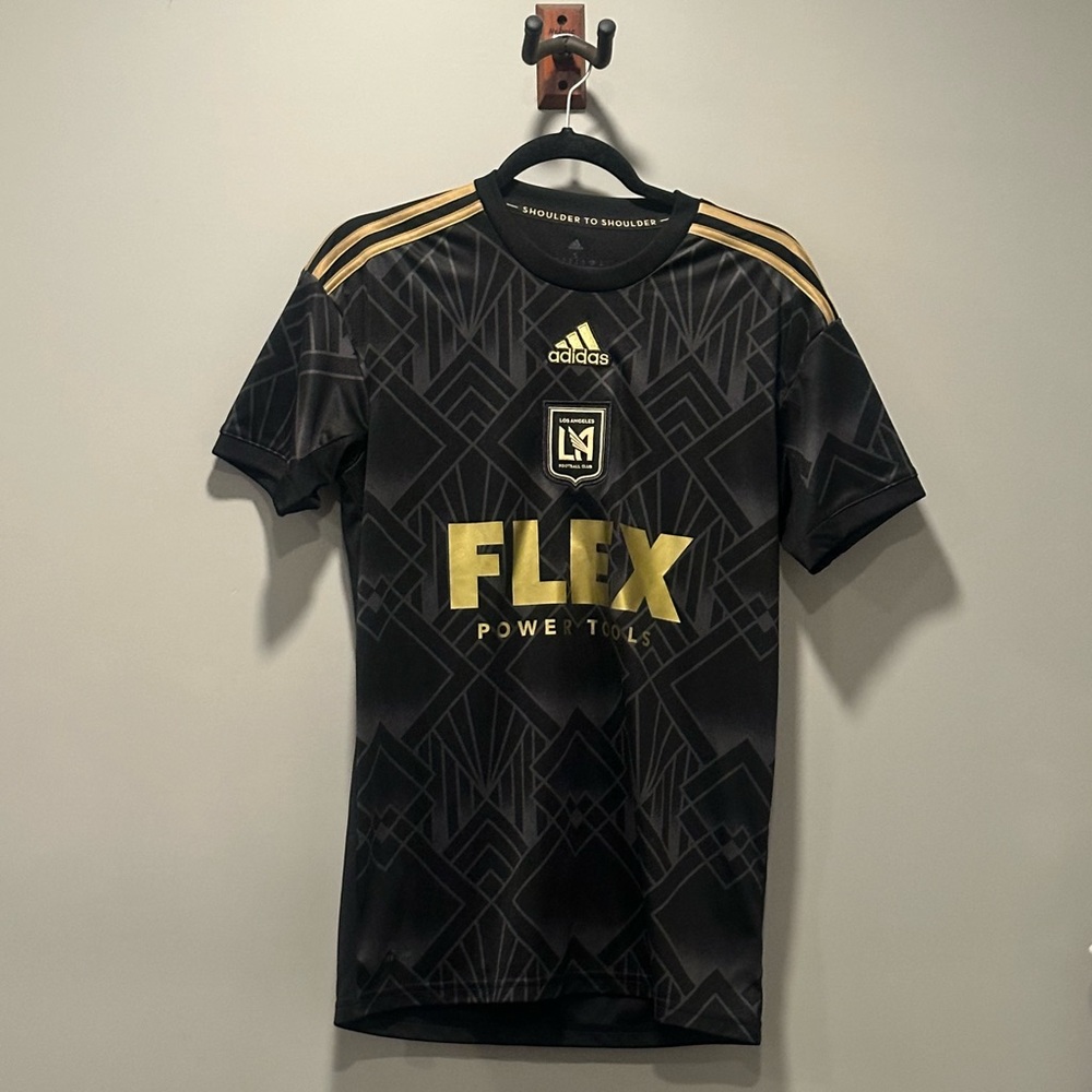 Adidas Black and Gold LAFC Jersey